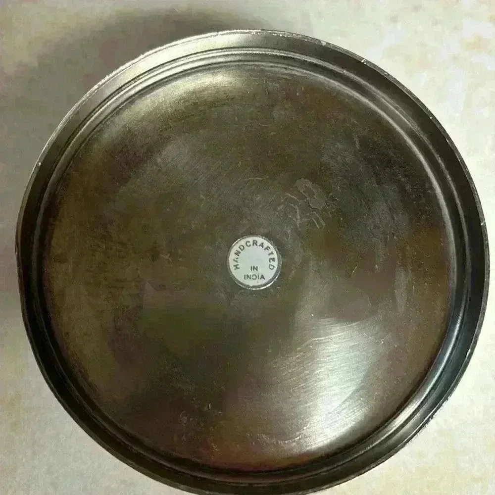 Brass Wine Coaster/Champagne Coaster/Candle Holder Handcrafted In India